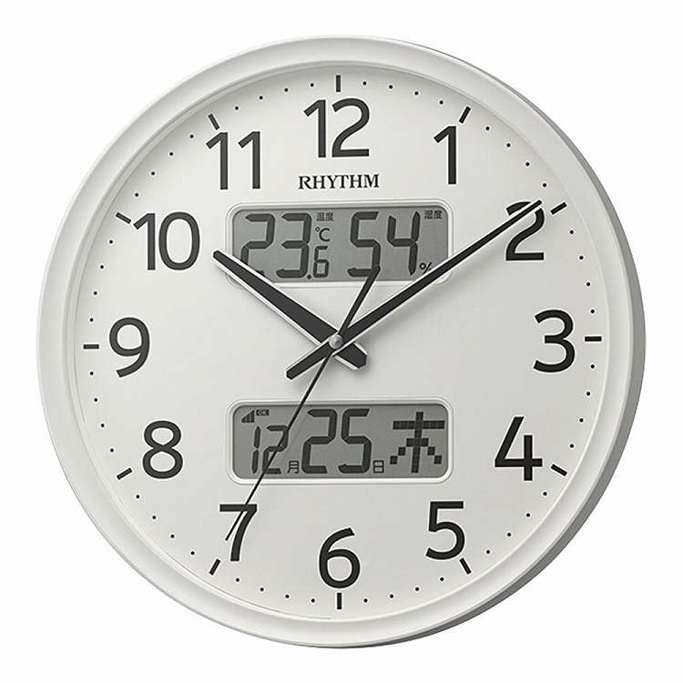 リズム電波時計フィットウェーブリブA03 8FYA03SR03(代引不可)【送料無料】