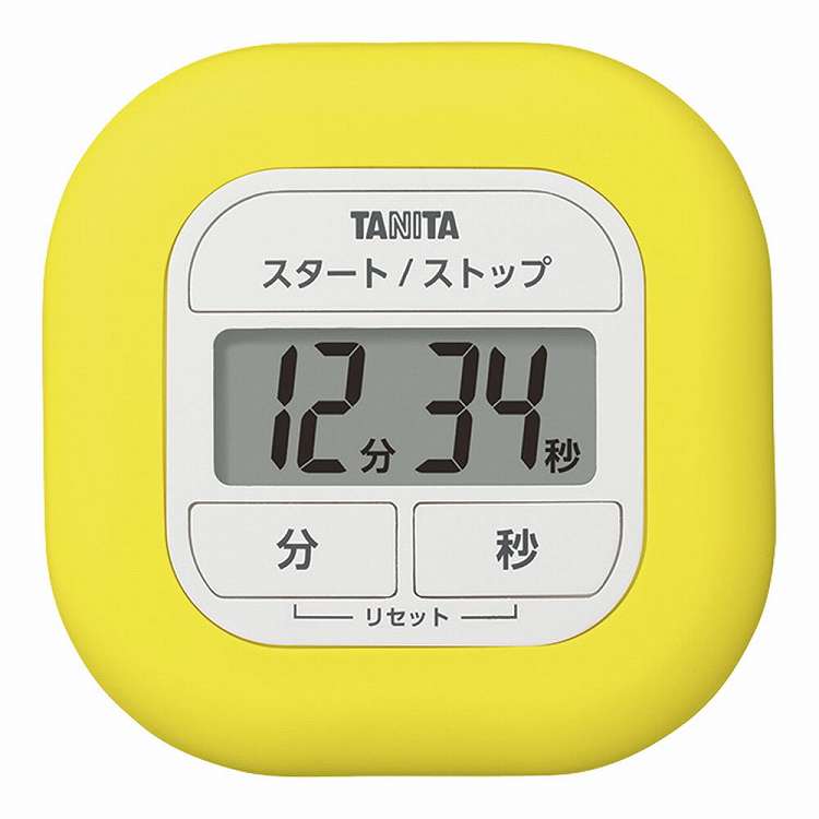 タニタ くるっとシリコンタイマー TD-420YL イエロー(代引不可)