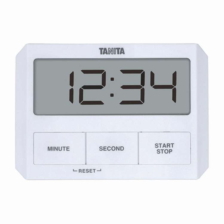 タニタ ガラスにつくタイマー TD-409WH ホワイト(代引不可)