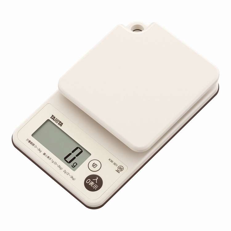 Kitchen Scales - タニタ デジタルクッキングスケール KW-301 アイボリー(代引不可)【送料無料】