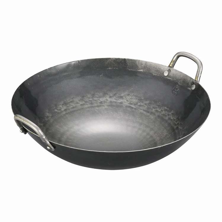 山田 鉄 打出中華鍋 33cm(代引不可)【送料無料】