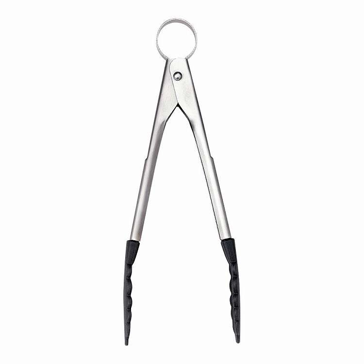 クイジプロ18-0シリコン万能トングミニ ブラック 74-708502(代引不可)