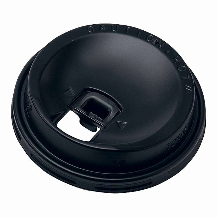 Paper Cups - タッセドカフェ用リッド(50個入) 9オンス CRU2850BK(代引不可)