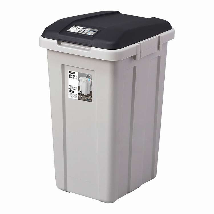 ジョイント 分別ペール 45L ブラック(代引不可)