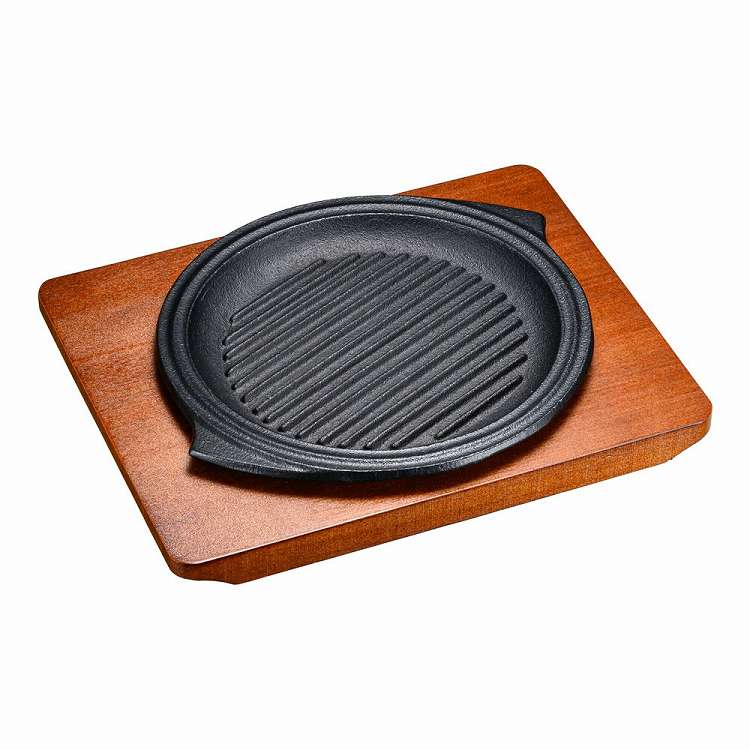 (S)ステーキ皿 グリル 丸 17cm(代引不可)【送料無料】