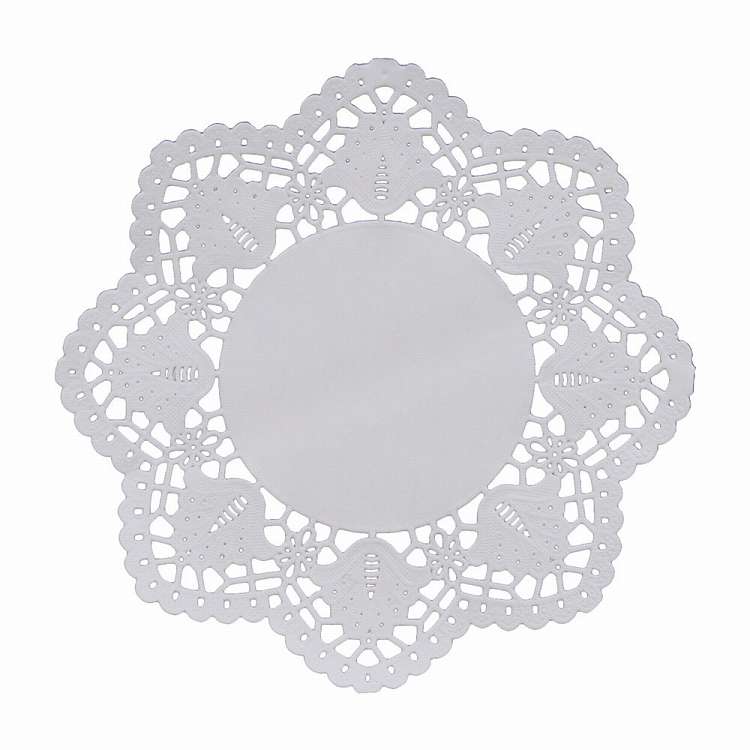 ドイリー 丸型レースペーパー (100枚入) 7号(代引不可)