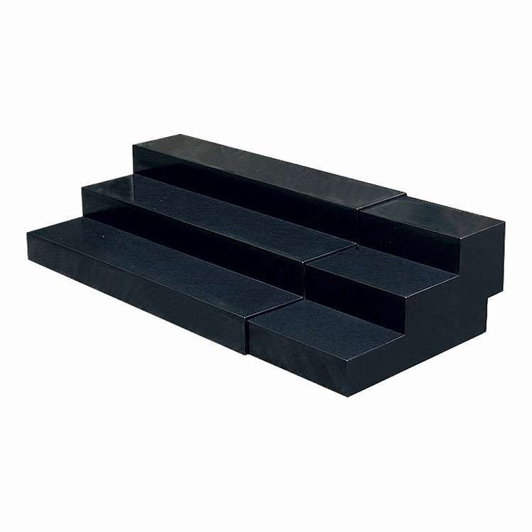 スライド式ひな段 3段 ブラック(代引不可)...