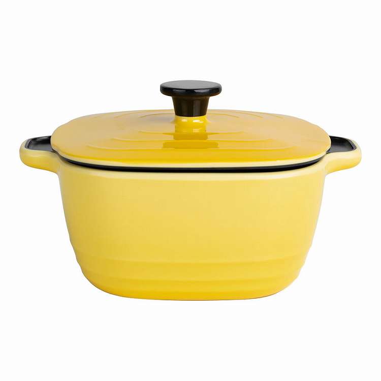 メラミン パールリバーポット 24cm イエロー(代引不可)【送料無料】