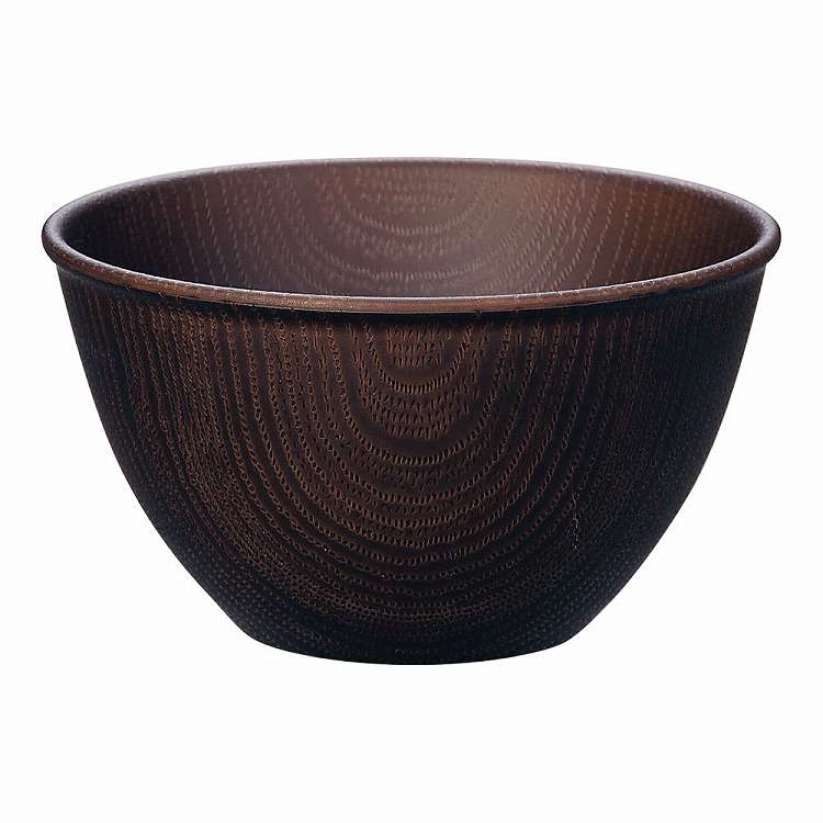 WOOD スープボール 12.5cm ダークブラウン(代引不可)