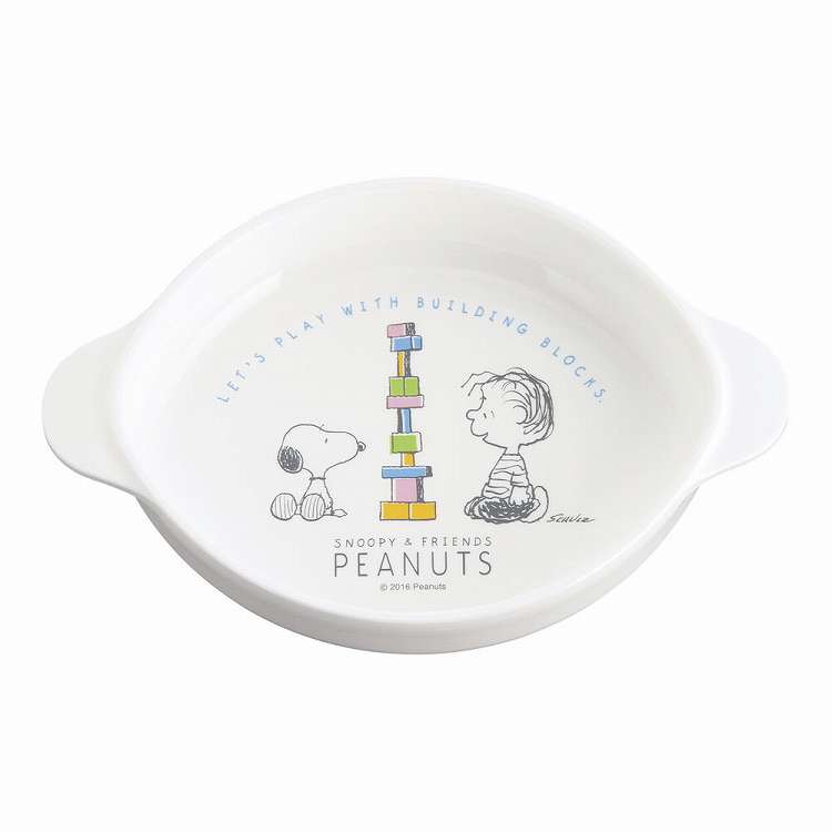 ポリプロピレンお子様食器 「スヌーピー」 小皿 CB-34(代引不可)