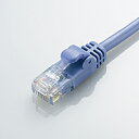 ELECOM(エレコム) ブルー 3m Cat6準拠 配線スッキリ 取り回しがしやすいGigabit やわらかLANケーブル(Cat6準拠) LD-GPY/BU3(代引き不可)
