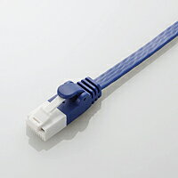 ■プロテクタと新素材コネクタ採用のダブル構造で、通常の使用環境では絶対にツメが折れない!※次世代10ギガビット・イーサネットに対応。薄さ1.4mmで設置場所を選ばない、カテゴリー6Aに準拠したフラットタイプのLANケーブル。※1000回の屈曲検査に合格(当社検証)［特徴］■ツメ折れ防止プロテクタと屈曲に対する耐久性が高い新素材コネクタを採用したダブル構造で、通常の使用環境では絶対にツメが折れないLANケーブルです。※1000回の屈曲検査に合格(当社検証) ■ツメ折れによるケーブルの脱落が防げ、長期にわたってしっかりとLANポートに固定することができます。 ■高速光通信に最適な、次世代10ギガビット・イーサネットの「10GBASE-T」に対応したカテゴリー6Aに準拠しています。 ■カテゴリー6の2倍である500MHzまでの高周波領域までに対応しており、ノイズ干渉にも強く、高速で安定したネットワーク環境を実現します。 ■カーペットの下やドアのすき間に配線できる薄さ約1.4mm、幅約6.4mmのフラットタイプです。 ■柔らかく取り回しがしやすいツイストペア(ヨリ対線)仕様なので、狭い場所での敷設も容易です。 ■隣接するポートに干渉することがないスリムコネクタを採用しています。 ■EUの「RoHS指令(電気・電子機器に対する特定有害物質の使用制限)」に準拠した環境にやさしい製品です。≪商品の概要≫■カラー：ブルーメタリック■伝送速度：10Gbps■インターフェイス：RJ-45コネクター■環境配慮事項：EU RoHS指令準拠■規格：Cat6A準拠(10GBASE-T/1000BASE-TX/1000BASE-T/100BASE-TX/10BASE-Tに準拠)■伝送帯域：500MHz■ケーブル長：2.0m■結線方式：ストレート結線■ヨリ対芯線(ツイストペアケーブル)：○■外部シース(被膜)材質：PVC■導体構成：ヨリ線■コネクタ有無：両端コネクター付■スリムコネクタ：○■爪の折れないコネクタ：○■爪折れ防止カバー付コネクタ：○■パッケージ形態：アルミ箔袋+ステッカー■ケーブル太さ：1.4mm■芯数：8芯■モールド加工コネクタ：○【配送について】■同一配送先2個以上から、宅配便となります。■単品出荷の場合、メール便（ネコポス）となります。メール便（ネコポス）の場合・ポスト投函となります。・お時間帯の指定は受け付けておりません。・代引きでの出荷は受け付けておりません。