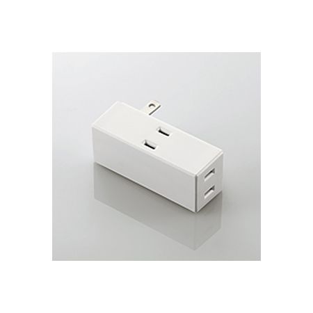 ELECOM エレコム トリプルタップ(サイドタイプ) T-TR04-2300WH【商品説明】耐熱性に優れたユリア樹脂を使用。1つのコンセントから3口に電源を分配することができるトリプルタップ。■1つのコンセントから3口に電源を分配することができるトリプルタップです。■耐熱性に優れたユリア樹脂を使用していますので、万一の発熱の際にも融解しにくく、電気火災の防止に有効です。■左右下の側面に差し込み口が1口ずつあります。■本体差込口形状：2ピン■本体差込口個数：3個口■プラグ仕様：2ピン■定格：125V・15A・1500W■カラー：ホワイト■材質：本体:ユリア樹脂、 差込口:ユリア樹脂■外形寸法：幅29mm×奥行73mm×高さ27mm■質量：59g■使用可能地域：本製品は日本国内の電源を想定して設計されていますので、日本国外ではご使用いただけません。■電気用品安全法：PSE適合【代引きについて】こちらの商品は、メーカー直送の為代引きでの出荷は受け付けておりません。【送料について】北海道、沖縄、離島は送料を頂きます。
