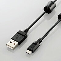 [ELECOM(エレコム)] カメラ接続用USBケーブル(micro-Bタイプ) DGW-AMBF15BK(代引不可)