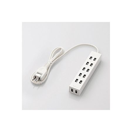 エレコム 電源タップ シャッタータップ「flecc barra」 T-NFL01-2610WH(代引不可)【送料無料】