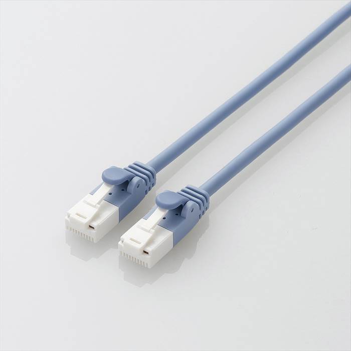 Cable - [ELECOM(エレコム)] ツメ折れ防止やわらかLANケーブルCat6A準拠 LD-GPAYT/BU30(代引不可)