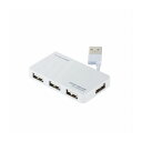 エレコム USB2.0ハブ(ケーブル収納タイプ) U2H-YKN4BWH(代引不可)【メール便(ネコポス)】【送料無料】(2)