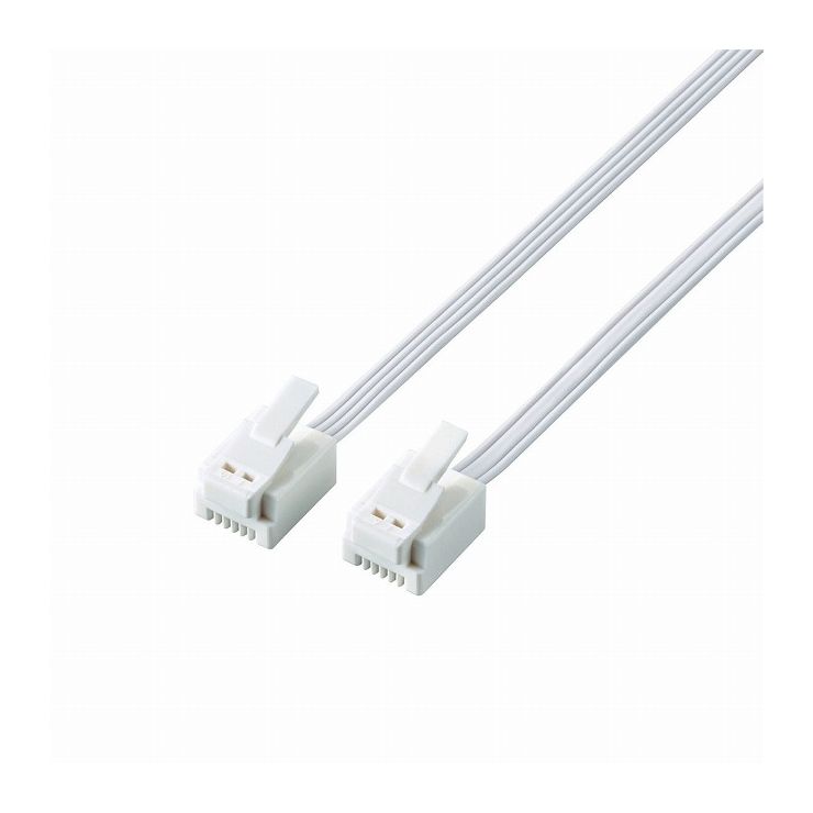 エレコム ツメ折れ防止モジュラーケーブル MJ-T7WH(代引不可)