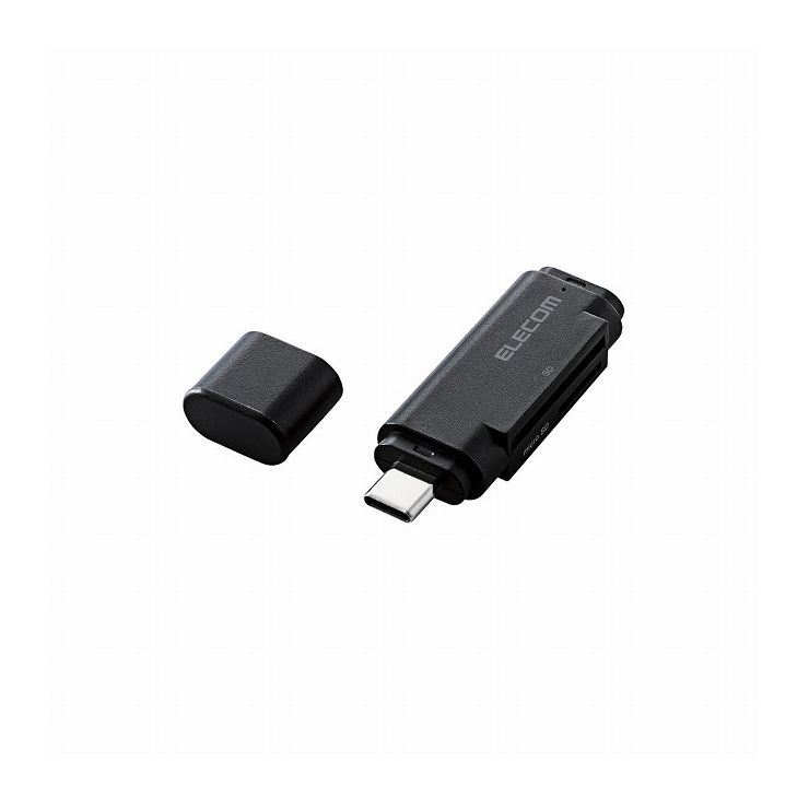 エレコム USB Type-Cメモリリーダライタ(スティックタイプ) MR3C-D011BK(代引不可)【メール便(ネコポス)】【送料無料】