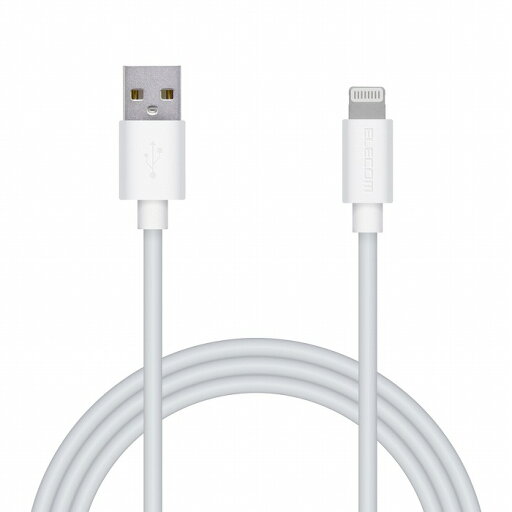 エレコム iPhoneケーブル ライトニングケーブル 1m iPad iPod データ通信 充電 USB-A Lightning MPA-UAL10WH(代引不可) エレコム iPhoneケーブル ライトニングケーブル 1m iPad iPod データ通信 充電 USB-A Lightning MPA-UAL10WH(代引不可)