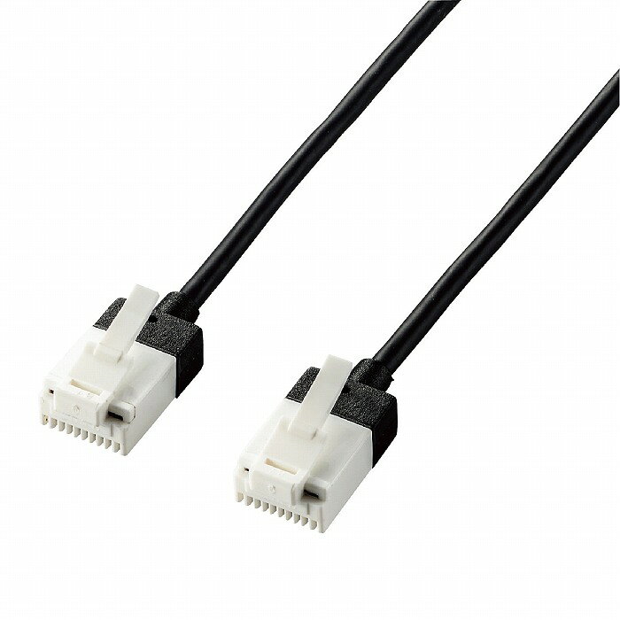 ���쥳�� LAN�����֥� Cat6A �����ѡ������ �ĥ᤬�ޤ�ʤ� 1m �֥�å� LD-GPASST/BK10(����Բ�)�ڥ᡼���ءʥͥ��ݥ��ˡۡ�����̵����