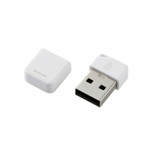 エレコム USBメモリ USB3.2(Gen1) 小型 高速データ転送 キャップ ストラップホール付 データ消去防止ソフト 64GB ホワイト(代引不可)【メール便(ネコポス)】【送料無料】 エレコム USBメモリ USB3.2(Gen1) 小型 高速データ転送 キャップ ストラップホール付 データ消去防止ソフト 64GB ホワイト(代引不可)【メール便(ネコポス)】【送料無料】