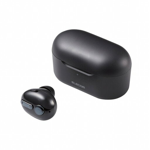 エレコム Bluetoothヘッドセット 片耳(左右対応) 小型 充電ケース付き MEMSマイク 通話可能 音量ボタン付き web会議 ブラック(代引不可)【送料無料】 エレコム Bluetoothヘッドセット 片耳(左右対応) 小型 充電ケース付き MEMSマイク 通話可能 音量ボタン付き web会議 ブラック(代引不可)【送料無料】