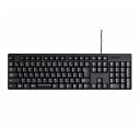 エレコム 有線キーボード メンブレン式 フルサイズ USB接続 ブラック TK-FFCM01BK(代引不可)(2)