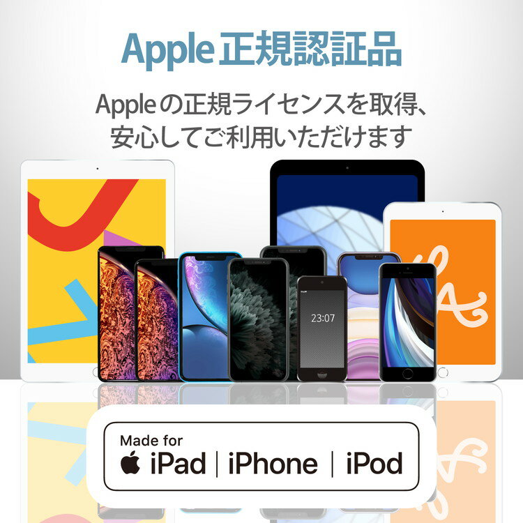 エレコム iPhone充電器 2.4A出力 ライトニングケーブル 付属 1.5m 高耐久 断線しにくい ホワイトフェイス MPA-ACL09WF(代引不可)【送料無料】