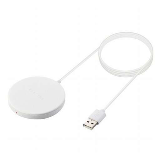 エレコム ELECOM ワイヤレス充電器 5W マグネット内蔵 卓上 ケーブル一体型 iPhone Airpods 1m ホワイト W-MA01WH(代引不可)【送料無料】【メール便(ネコポス)】 エレコム ELECOM ワイヤレス充電器 5W マグネット内蔵 卓上 ケーブル一体型 iPhone Airpods 1m ホワイト W-MA01WH(代引不可)【送料無料】【メール便(ネコポス)】