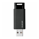 エレコム ELECOM USBメモリ USB3.1(Gen1) ノック式 64GB オートリターン機能 1年保証 ブラック MF-PKU3064GBK(代引不可)【メール便(ネコポス)】【送料無料】(2)