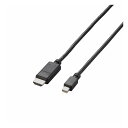 エレコム ELECOM Mini DisplayPort-HDMI変換ケーブル 3m ブラック AD-MDPHDMI30BK(代引不可)【送料無料】