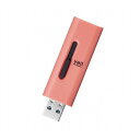 USBメモリ 32GB USB3.2 Gen1 高速データ転送 スライド式 キャップなし ストラップホール付 レッド MF-SLU3032GRD エレコム(代引不可)【メール便(ネコポス)】(2)