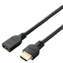 HDMI  P[u 0.5m 4K 60p bL Fire TV Stick ȂǑΉ RoHSwߏ ARC ubN DH-HDEX05BK ELECOM GR(s)