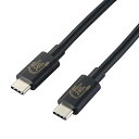 USB Type-cケーブル 4.0 PD EPR対応 240W (USB-C to USB-C) 1m ブラック USB4-CCPE10NBK(代引不可)【送...