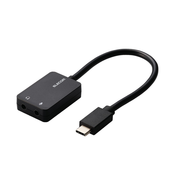 ELECOM USB Type-C オーディオ変換アダプタ 3.5mm ステレオミニジャック 3極 4極 ×...
