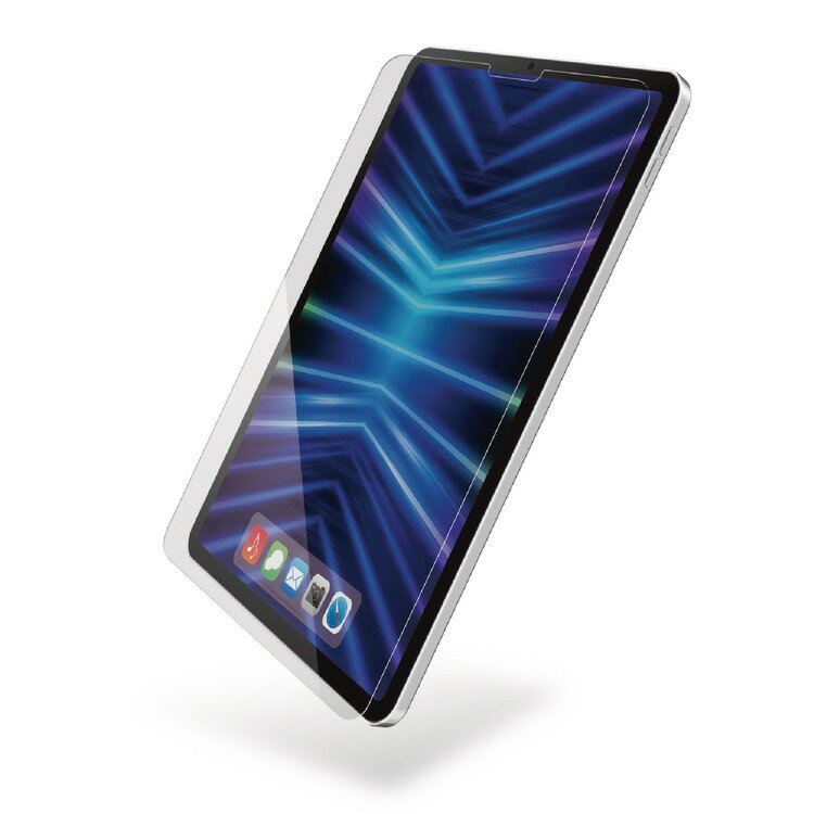 エレコム 11インチ iPad Pro ( M4 ) 2024年 用 ガラスフィルム 超透明 ガイドフレーム付 表面硬度10H 指紋防止 飛散防止 気泡防止 ELECOM(代引不可)【メール便配送】【送料無料】
