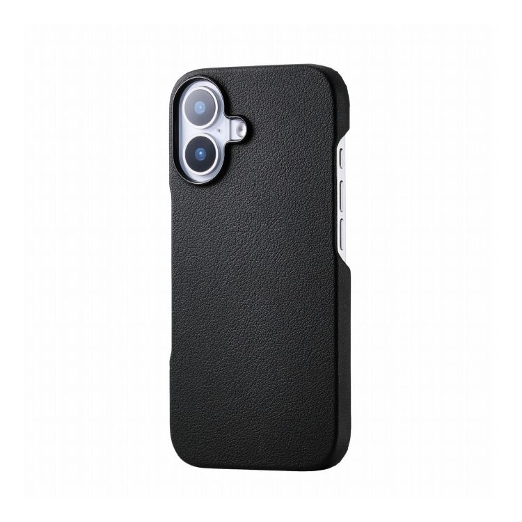 樂天商城 - エレコム ELECOM iPhone 17 ケース ソフトレザー 超軽量 薄型 ブラック PM-A25APLOBK(代引不可)【メール便配送】【送料無料】