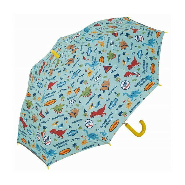 スケーター 子供用晴雨兼用ジャンプ傘(55センチ) ジュラシック(恐竜柄) UBSR3