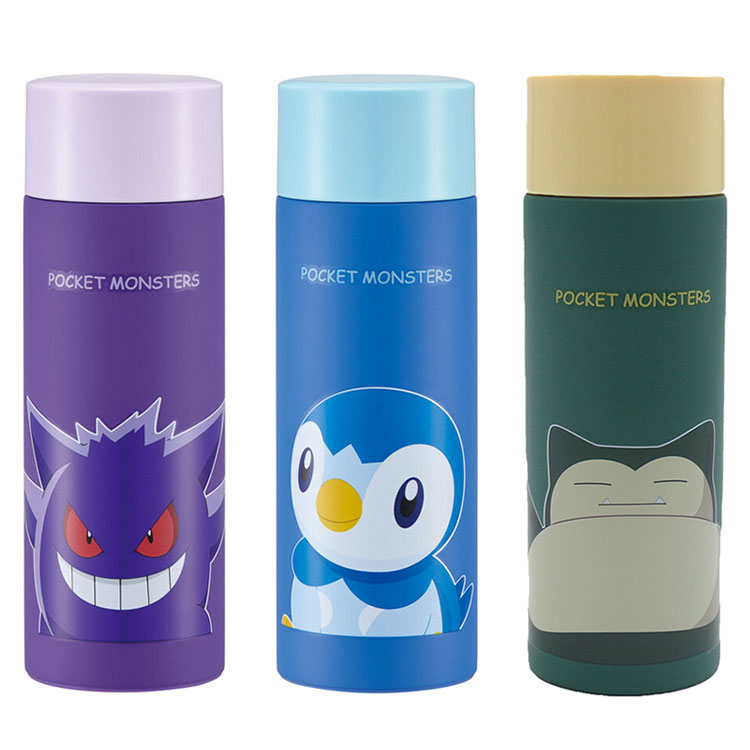 スケーター 超軽量 ステンレスマグボトル 350ml コンパクト 保冷 保温 水筒 ポケモン ゲンガー カビゴン ポッチャマ ポケットモンスター SMBC4B 可愛い かわいい キャラクター 大人 子供 Skater【送料無料】のサムネイル