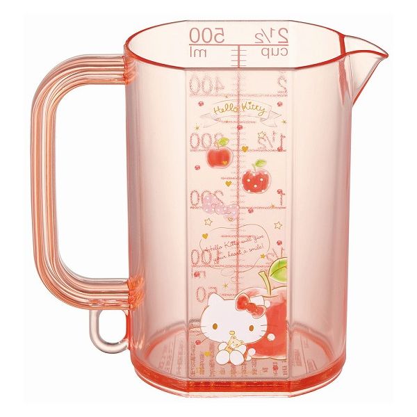 スケーター メジャーカップ 計量カップ 500ml ハローキティ ハピネスガール キャラクター 子ども 男の..