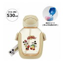 スケーター ワンプッシュ ストロー 水筒 530ml プラスチック ミッキー&フレンズ クッキング PDSH6DX Skater【送料無料】(3)