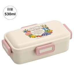 スケーター 銀イオン抗菌 弁当箱 ふわっと盛れる 4点ロック 530ml ピーターラビット PFLB6AG キャラクター かわいい 可愛い Skater