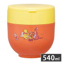 スケーター 折りたたみ ハンドル付き 保温 保冷 丼ぶり ジャー 540ml レトロ くまのプーさん LDNO6AG【送料無料】