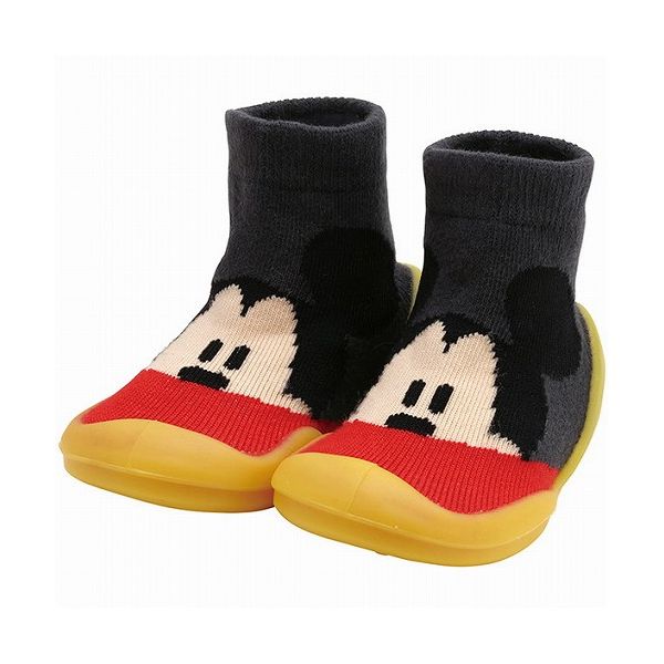 スケーター ソックス シューズ XS 11.3cm ベビー ファースト シューズ 靴 赤ちゃん ミッキー ベビー BS..