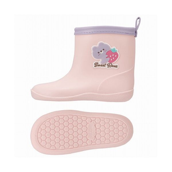 スケーター ワッペン 付き レインブーツ 長靴 キッズ 子供 16cm おしゃれ かわいい Sweet Bear RIBTW16 Skater(代引不可)