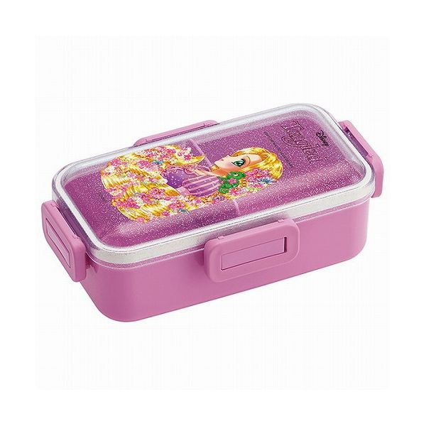 スケーター 銀イオン抗菌 弁当箱 ふわっと盛れる 4点ロック 530ml ラプンツェル 中川翔子 PFLB6AG Skater(代引不可)