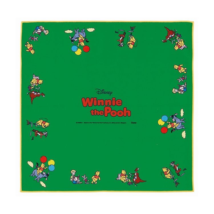 スケーター くっつく ランチクロス 43cm お弁当 水筒 包む 簡単 便利 くまのプーさん KBST43 Skater