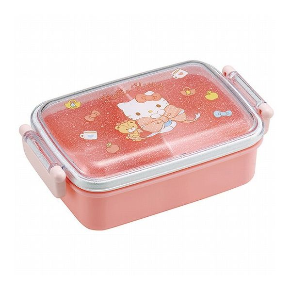 Lunch Boxes - キティ ビックリボン 銀イオン抗菌 子供用 弁当箱 ランチボックス 450ml キティ ビックリボン RBF3ANAG スケーター Skater キャラクター 可愛い かわいい