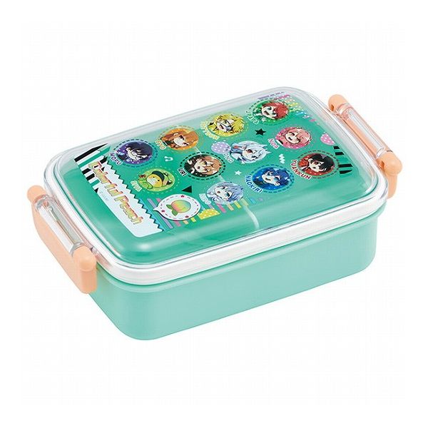 カラフルピーチ25 銀イオン抗菌 子供用 弁当箱 ランチボックス 450ml カラフルピーチ25 RBF3ANAG スケ..